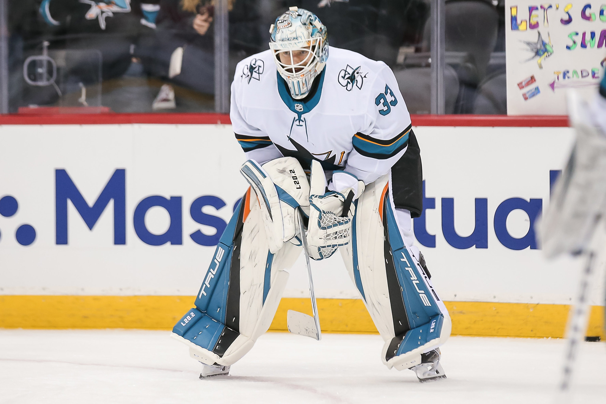 Sharks agree to two-year contract with RFA goalie Adin Hill