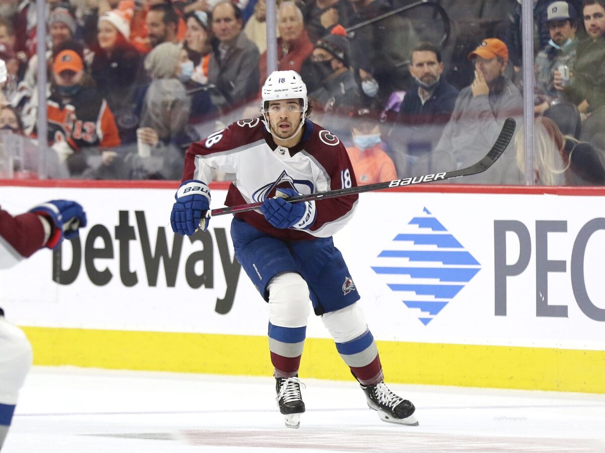 Alex Newhook Colorado Avalanche