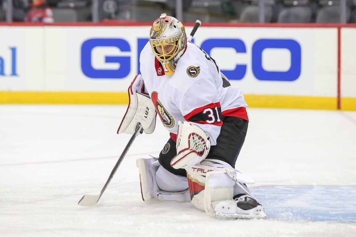 Anton Forsberg Ottawa Senators