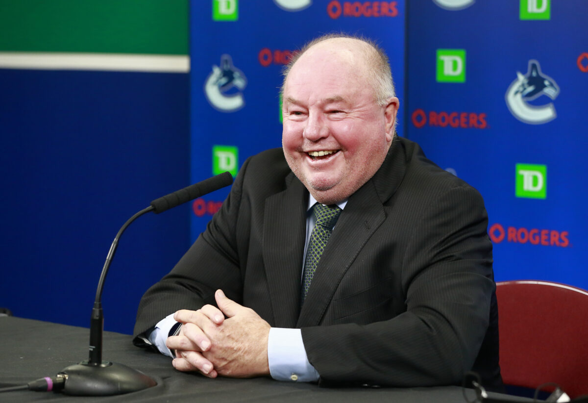 Bruce Boudreau Vancouver Canucks head coach