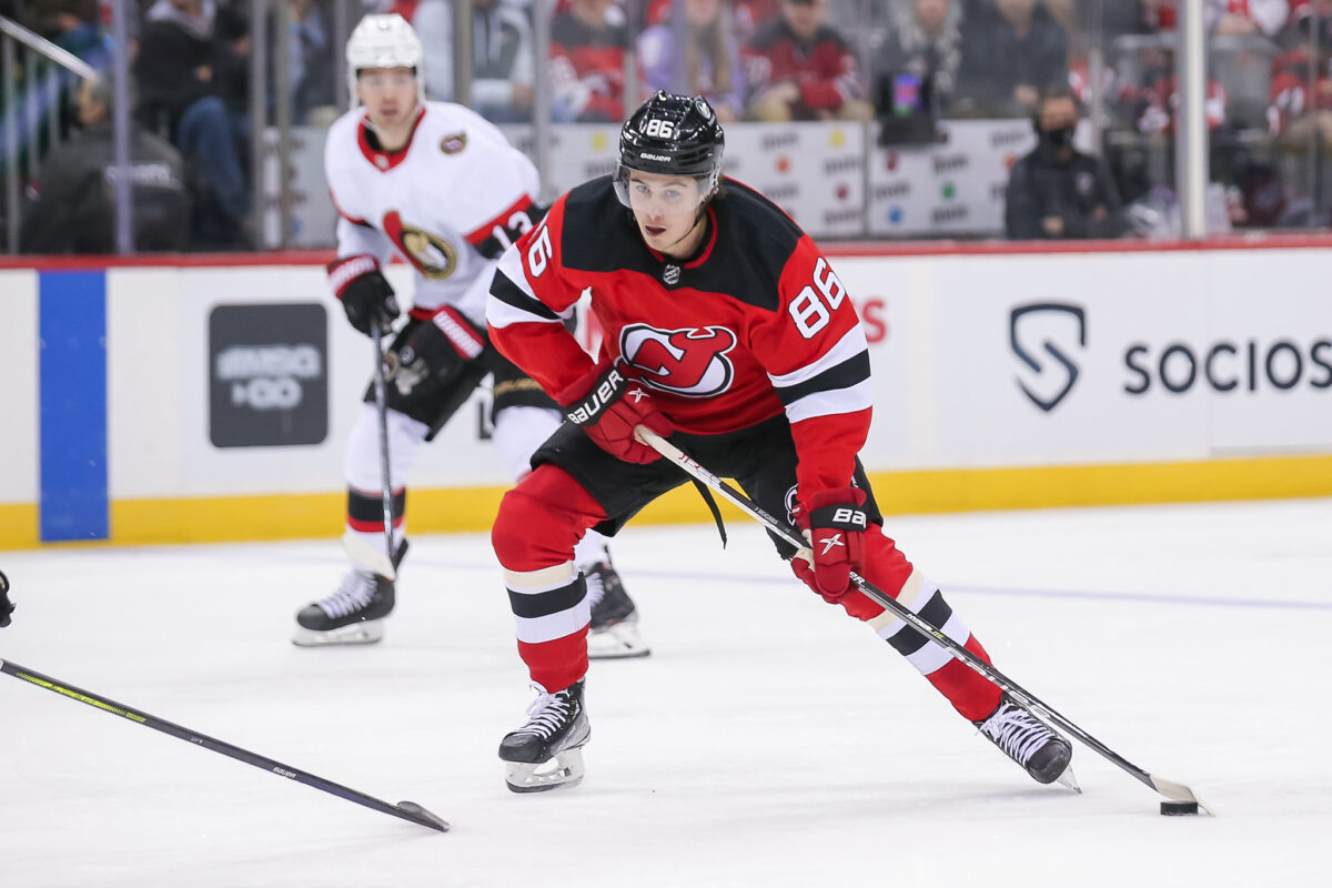 Jack Hughes New Jersey Devils