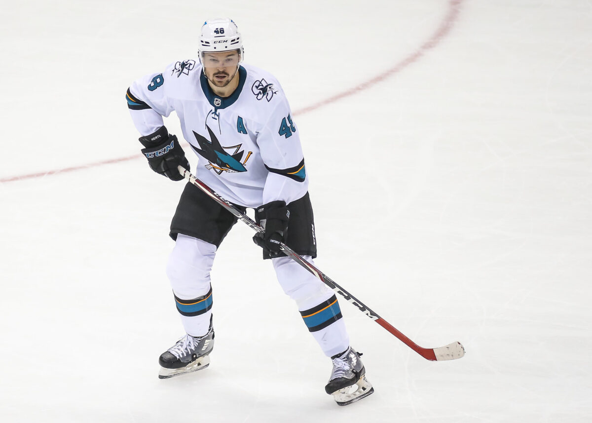 Tomas Hertl San Jose Sharks-Dear Santa: Bruins' 2021 Christmas Wish List