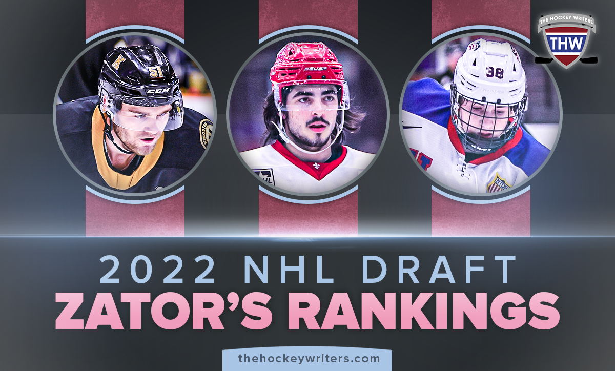 2022 NHL Draft Rankings: Zator's Top 128 Final Rankings