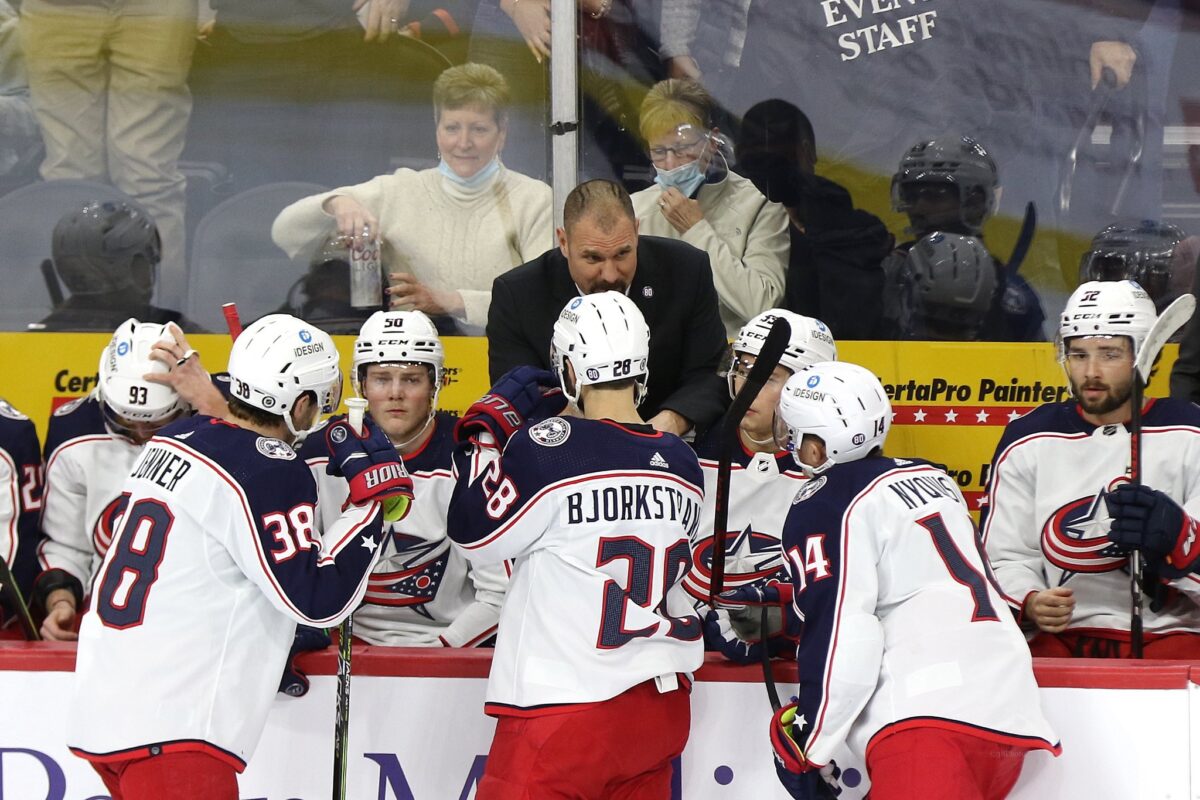 Brad Larsen Columbus Blue Jackets