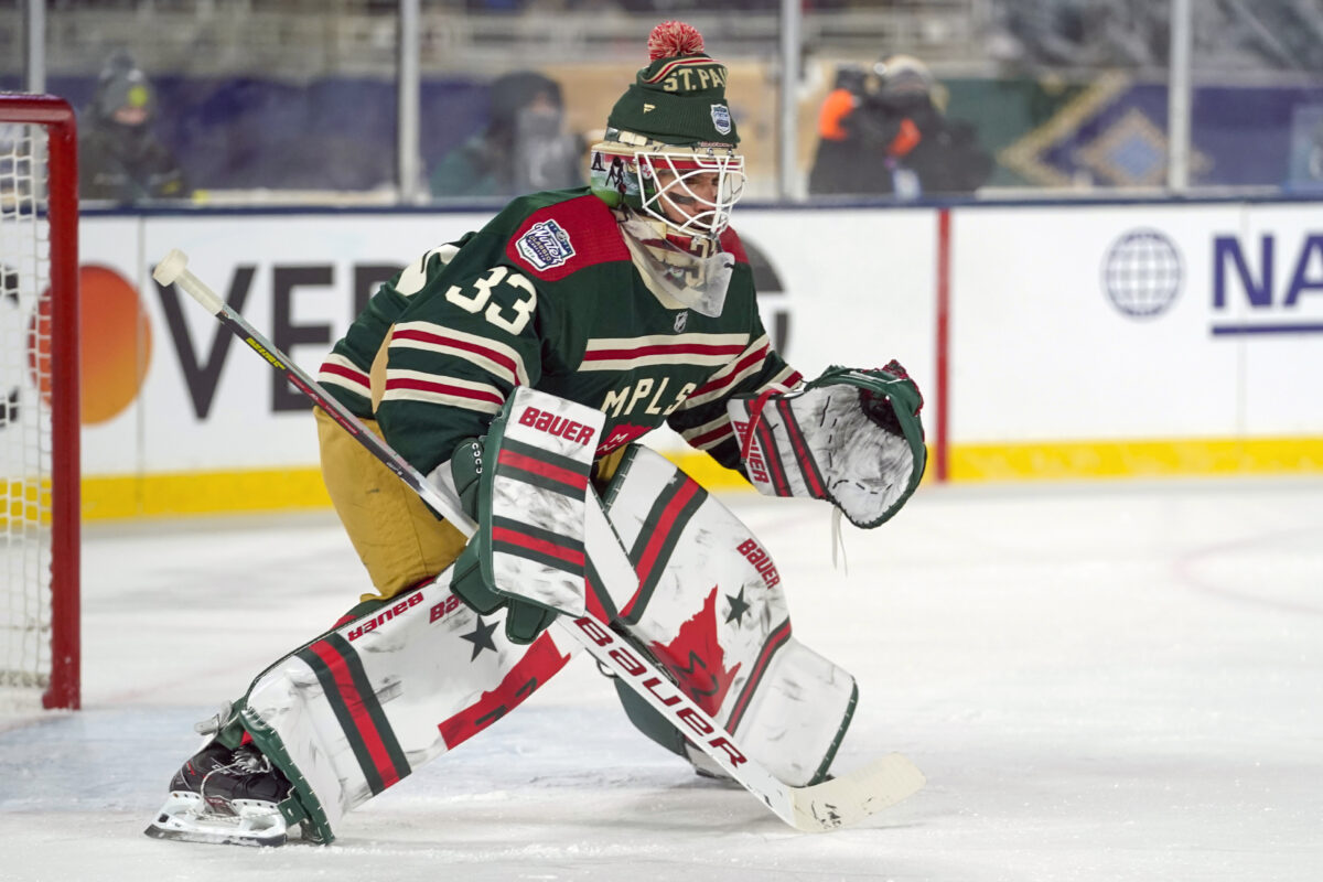 Cam Talbot Minnesota Wild-Wild's Eriksson Ek & Hartman Succeed in  Wins Over Blackhawks