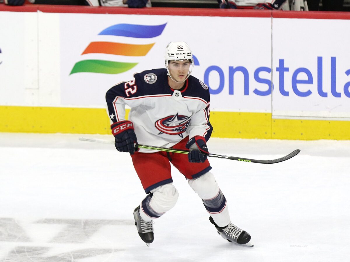 Jake Bean Columbus Blue Jackets