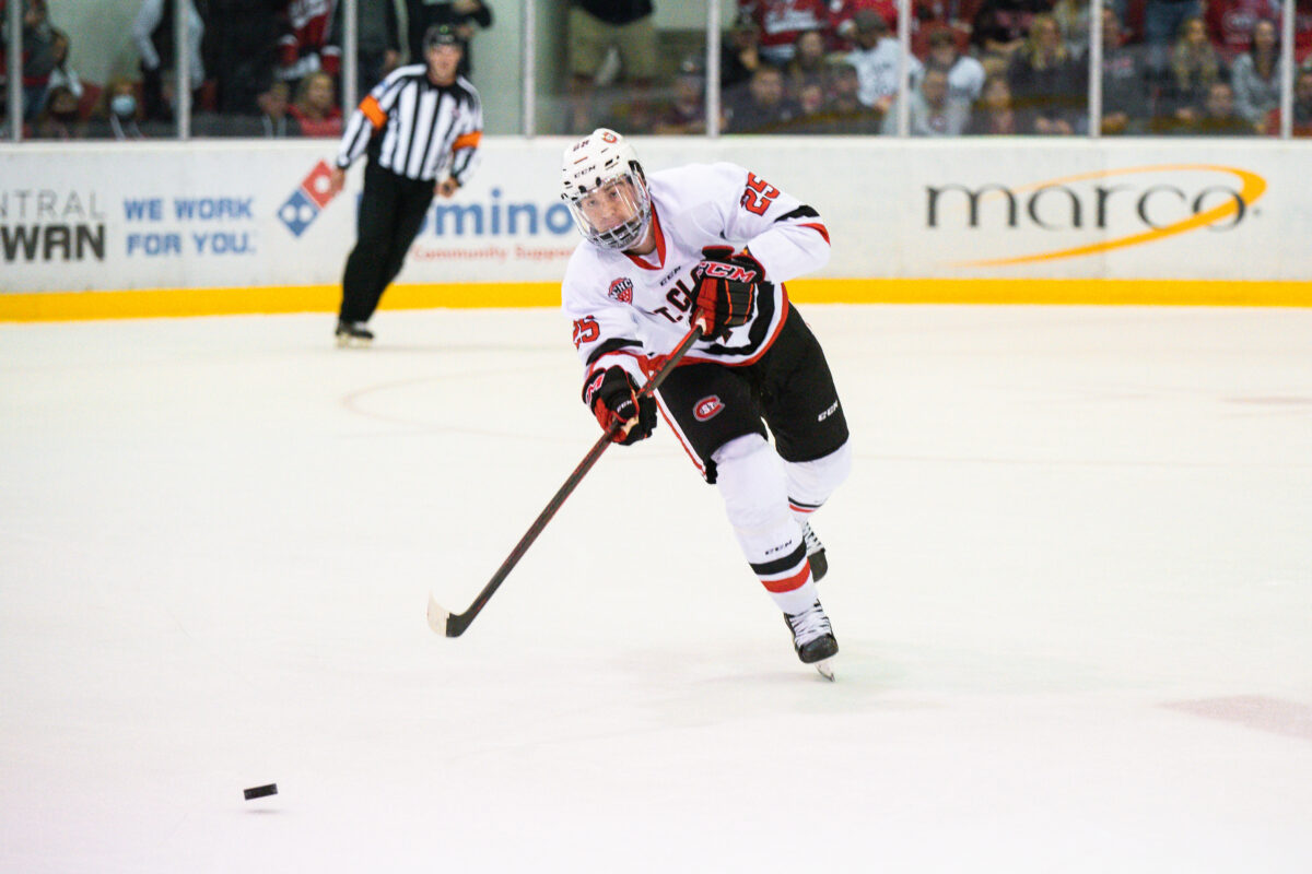 Nick Perbix played hockey at St. Cloud State