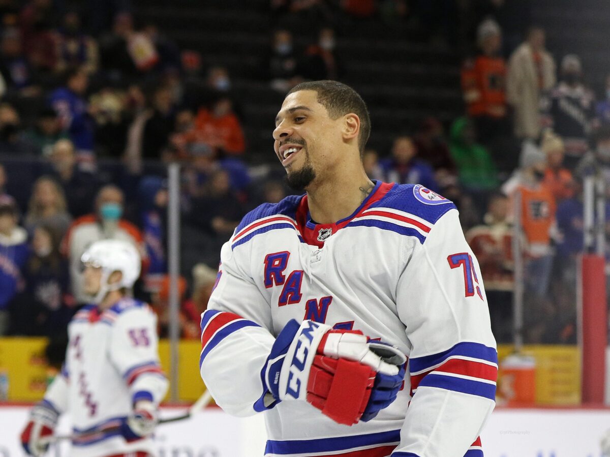 Ryan Reaves New York Rangers-Rangers' 2021-22 Mid-Season: How They Stack Up Against Metro Teams