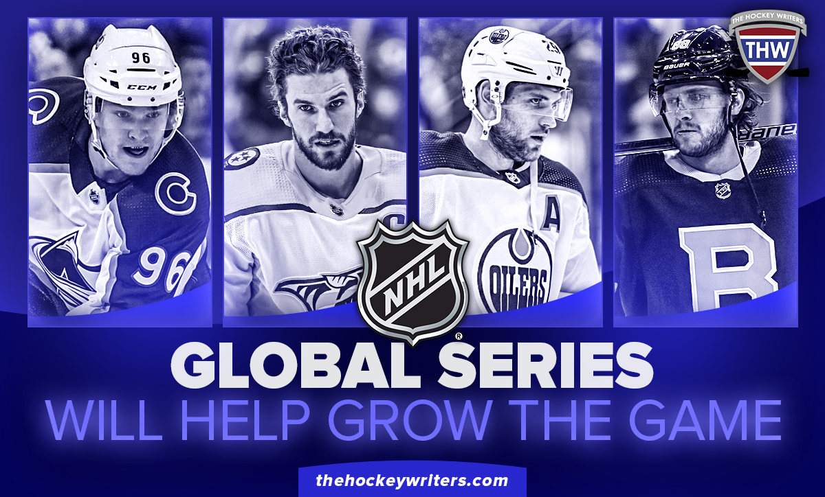 Roman Josi, Leon Draisaitl, Mikko Rantanen, and David Pastrnak NHL Global Series Will Help Grow The Game