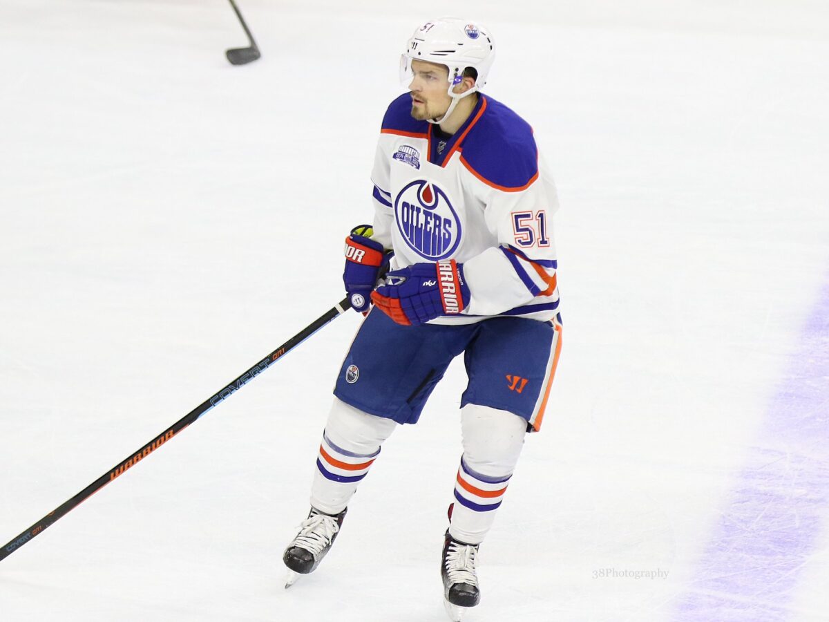 Anton Lander Edmonton Oilers