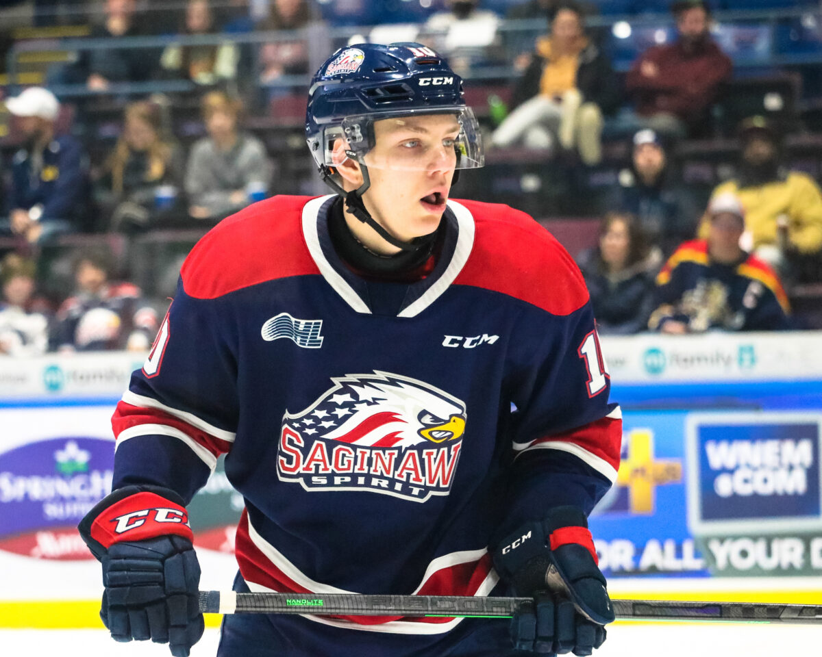 Pavel Mintyukov Saginaw Spirit