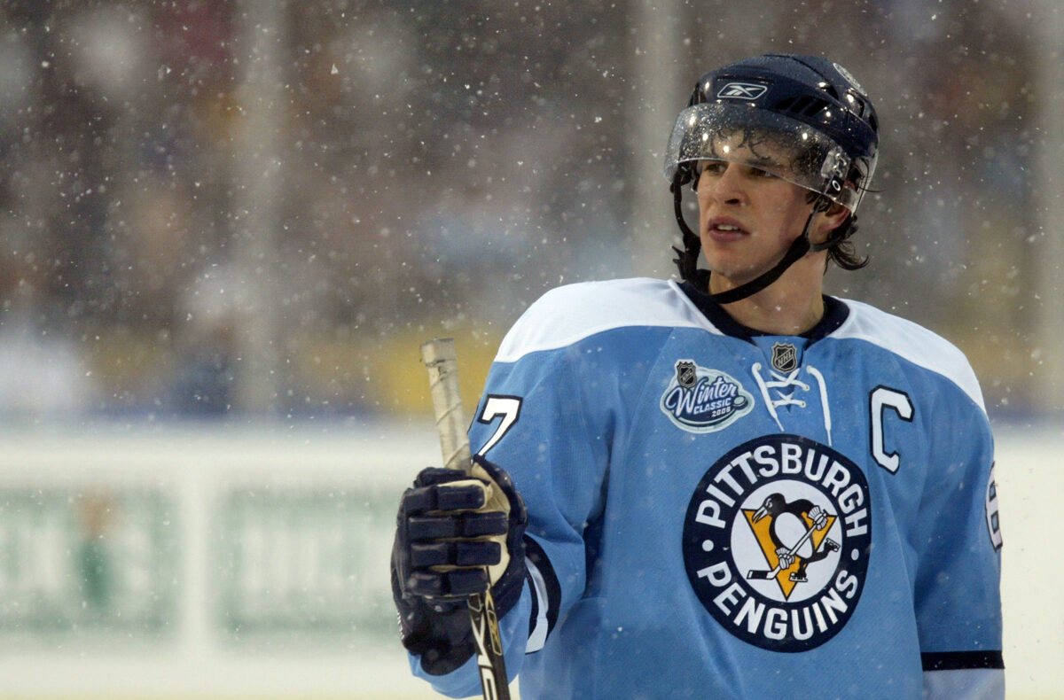 2008 Winter Classic Sidney Crosby Pittsburgh Penguins