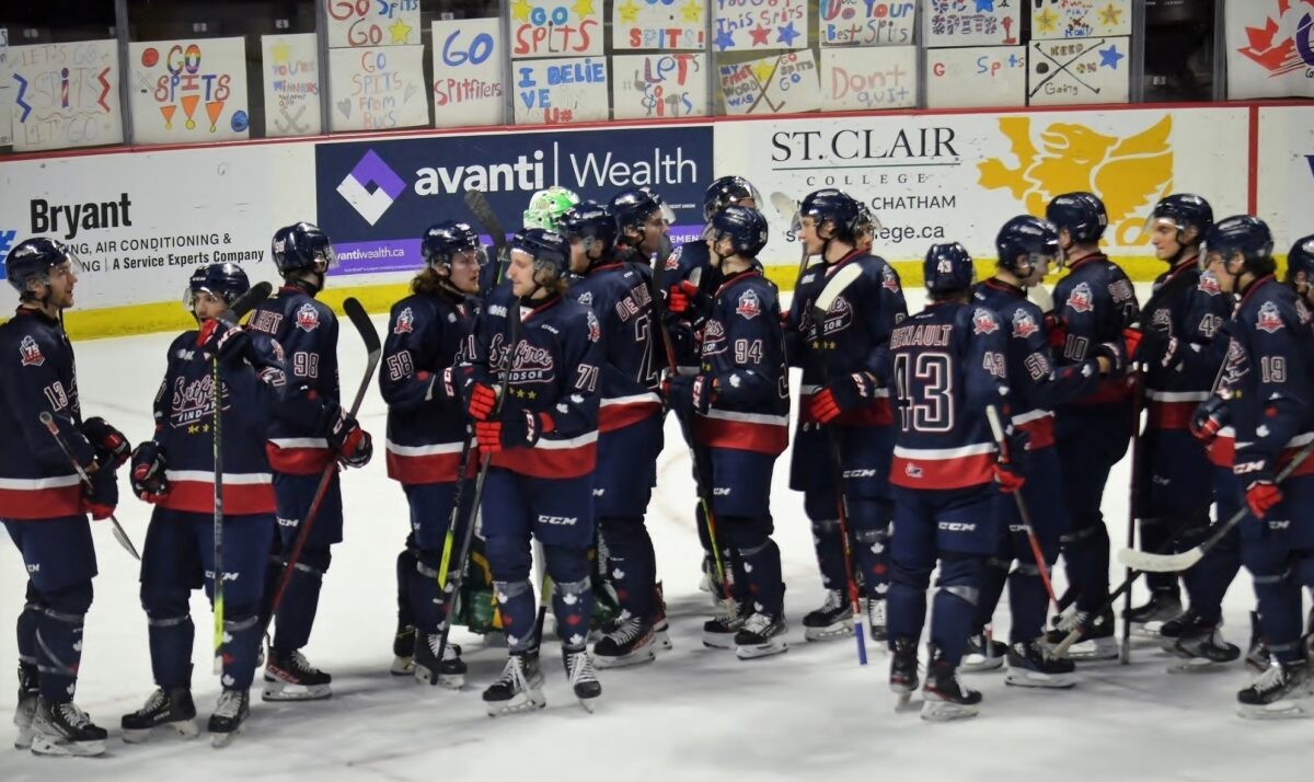 Windsor Spitfires Celebrate