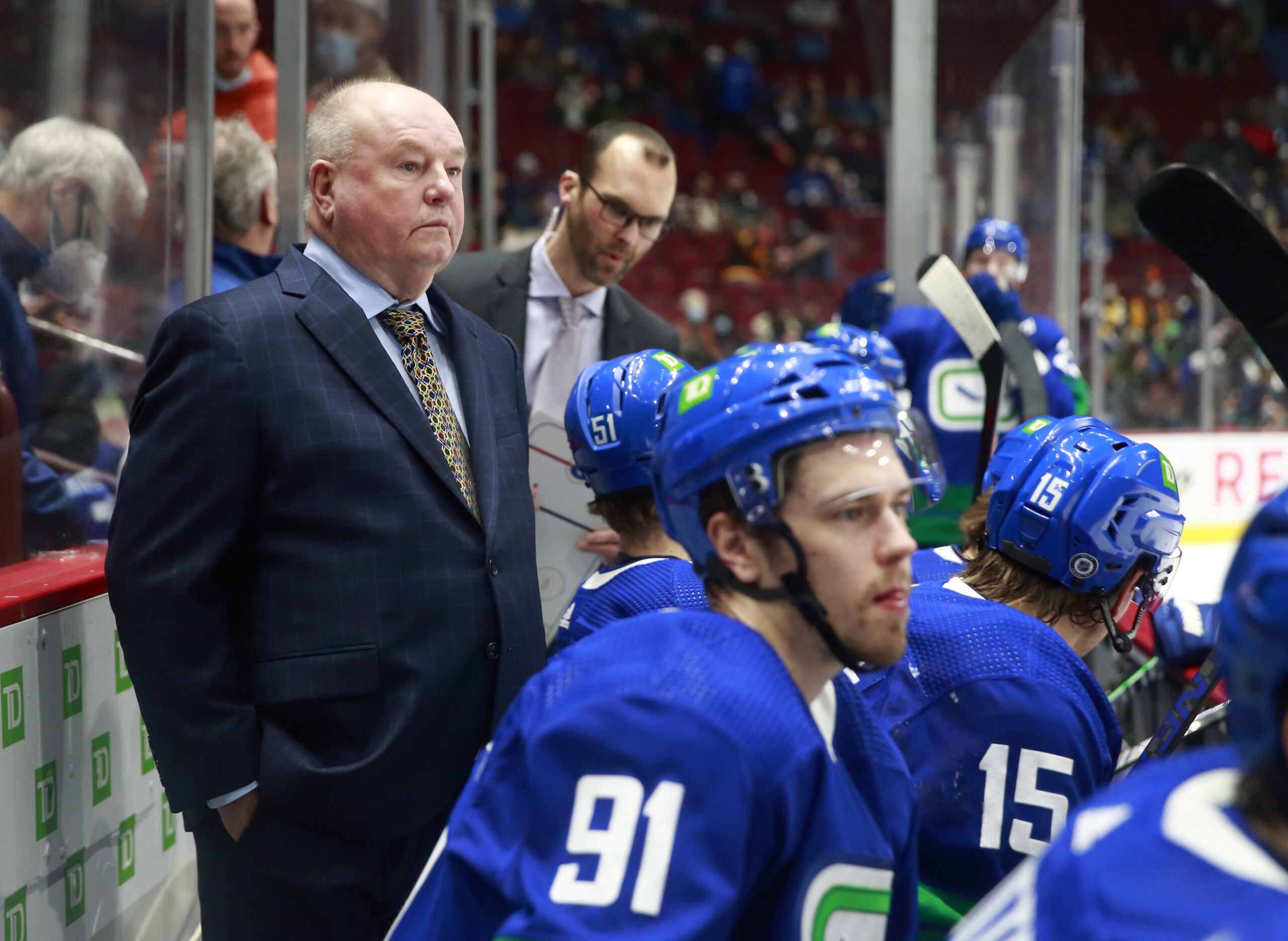 Bruce Boudreau Vancouver Canucks head coach