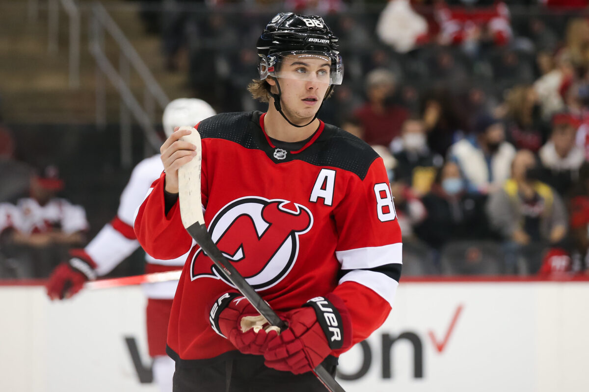 Jack Hughes New Jersey Devils