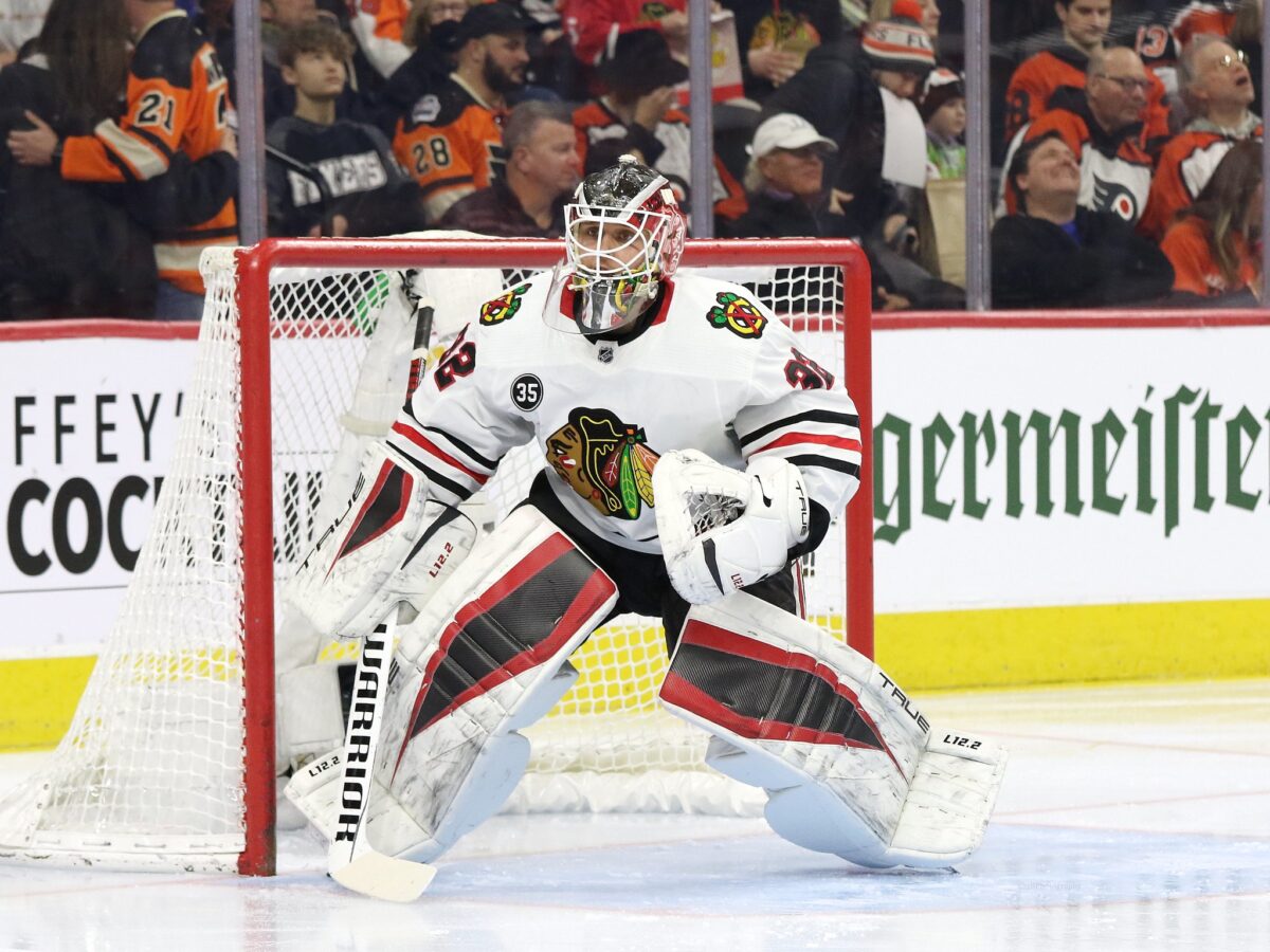 Kevin Lankinen, former Chicago Blackhawk