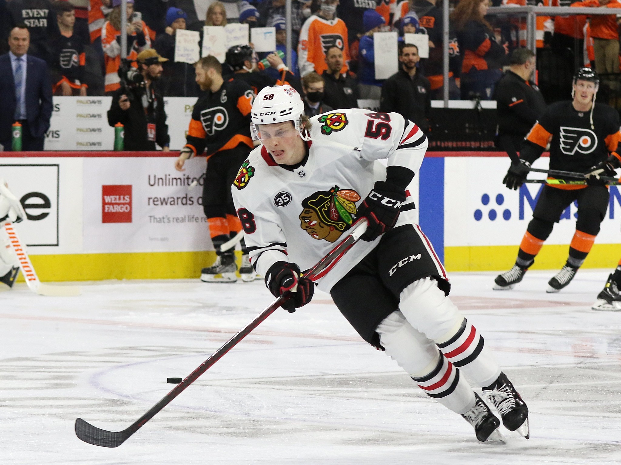 Blackhawks sign MacKenzie Entwistle to two-year extension – NBC Sports  Chicago