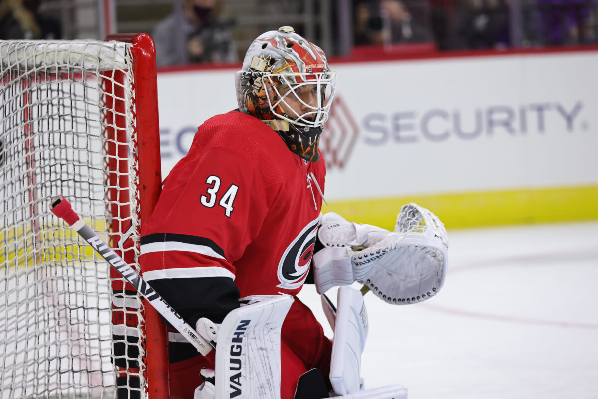 Alex Lyon Carolina Hurricanes