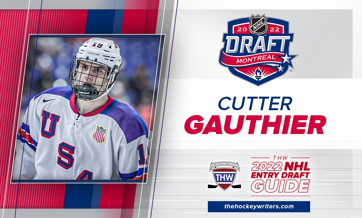 Potential Detroit Red Wings draft pick Cutter Gauthier