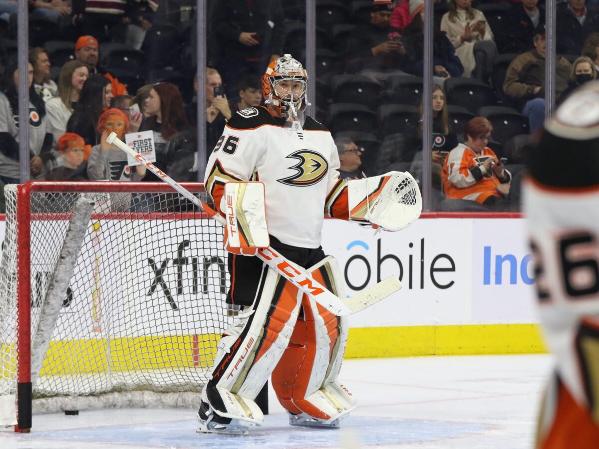 Potential Detroit Red Wings trade target John Gibson