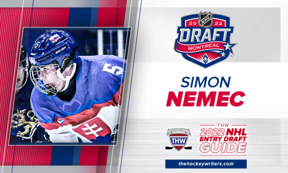 Simon Nemec – 2022 NHL Draft Prospect Profile