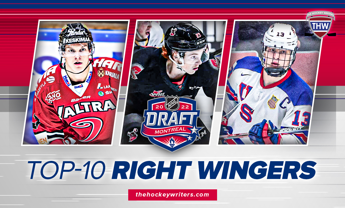 Top-10 Right Wingers for the 2022 Draft Joakim Kemell, Jagger Firkus and Rutger McGroarty