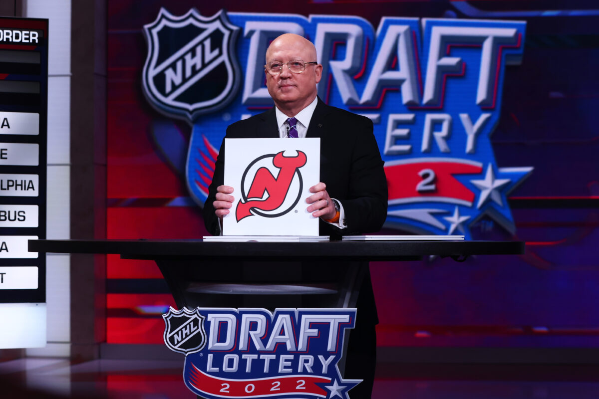 2022 NHL Draft Lottery New Jersey Devils 2nd Overall