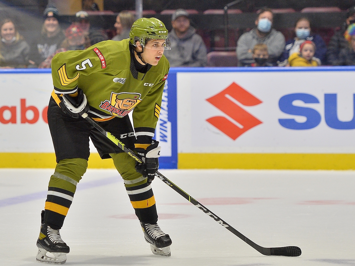 Tnias Mathurin, OHL, North Bay Battalion