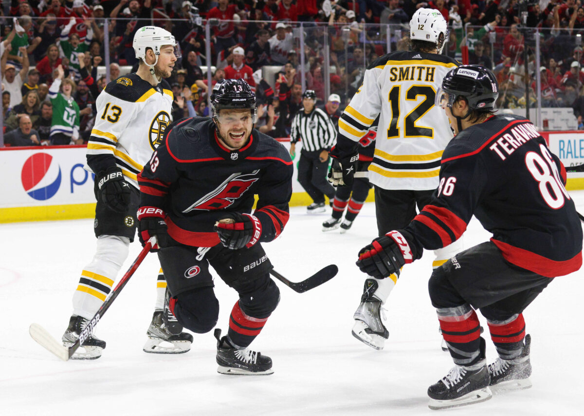 Domi, Raanta help Hurricanes close out Bruins 3-2 in Game 7