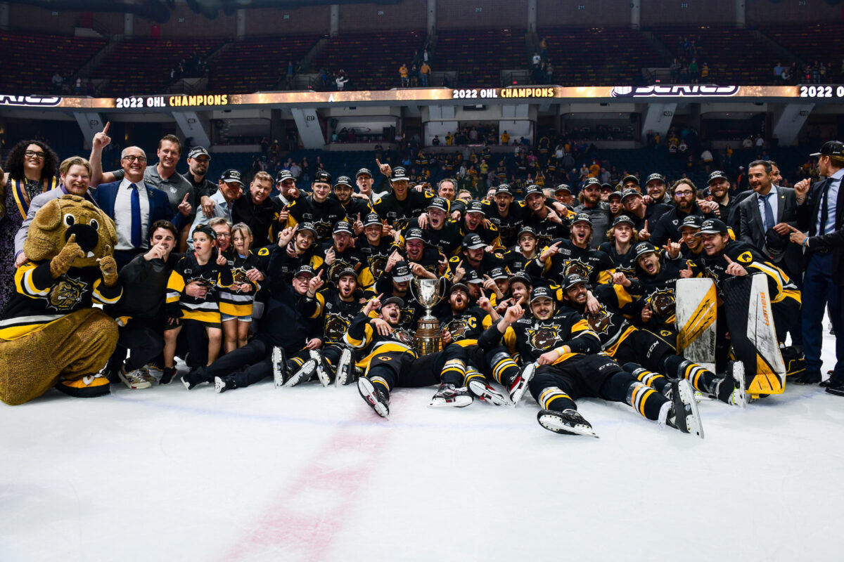 2022 OHL Champions Hamilton Bulldogs