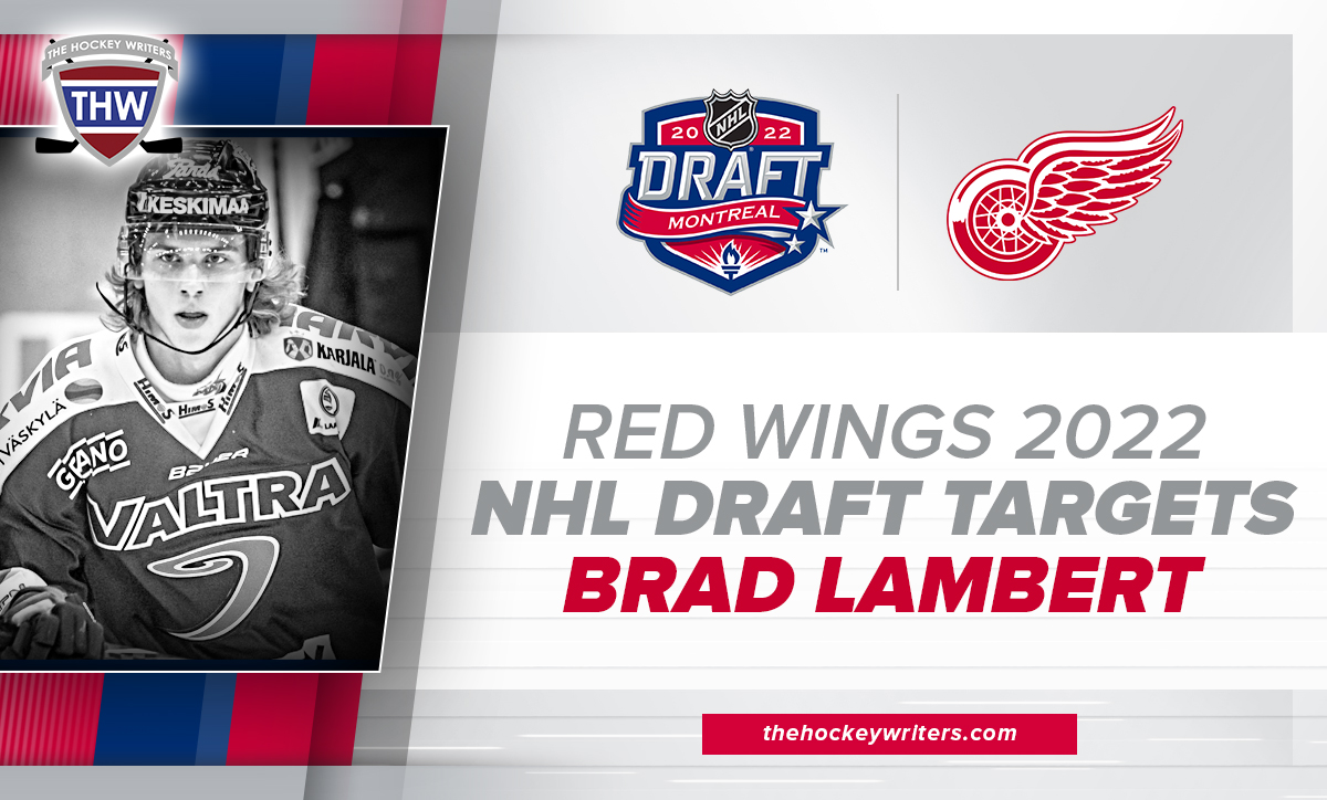 Detroit Red Wings Draft Targets Brad Lambert