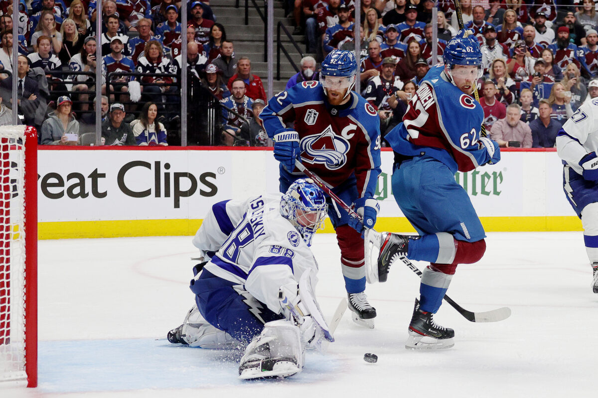 Andrei Vasilevskiy Tampa Bay Lightning Gabriel Landeskog Colorado Avalanche