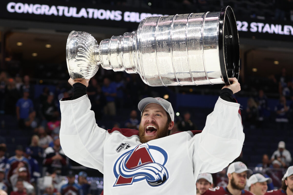 Pavel Francouz Colorado Avalanche 2022 Stanley Cup