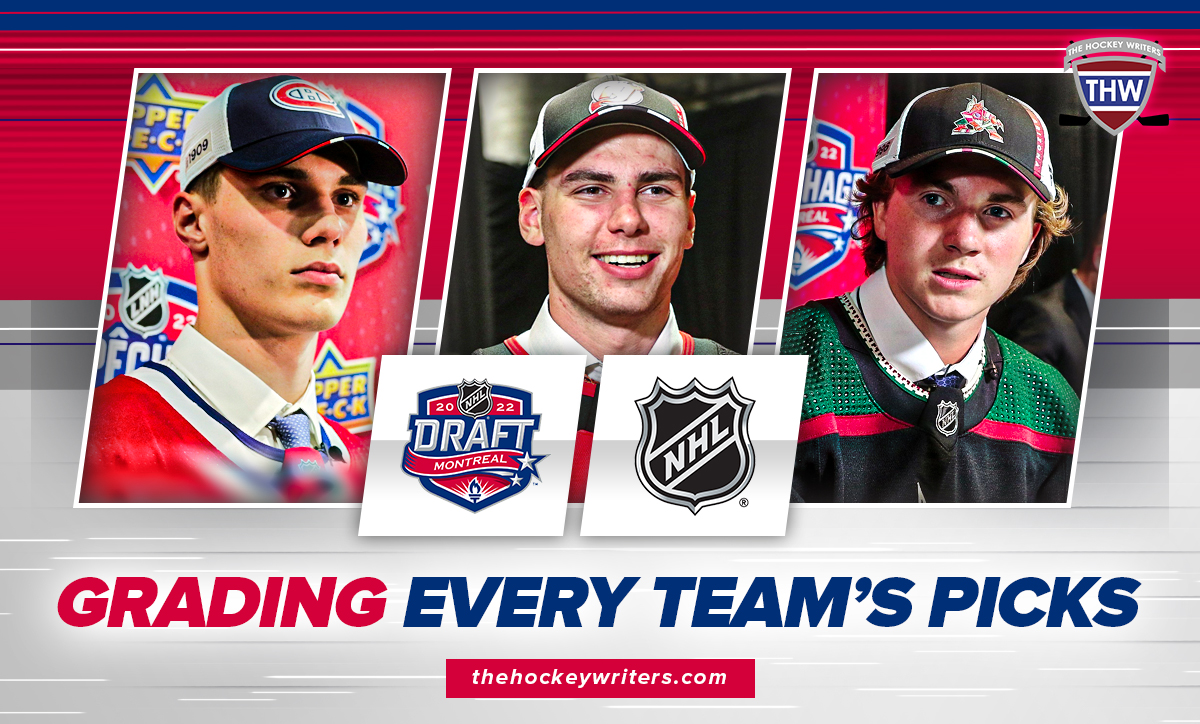 Grading Every Team’s Picks 2022 NHL Draft Juraj Slafkovsky, Simon Nemec and Logan Cooley