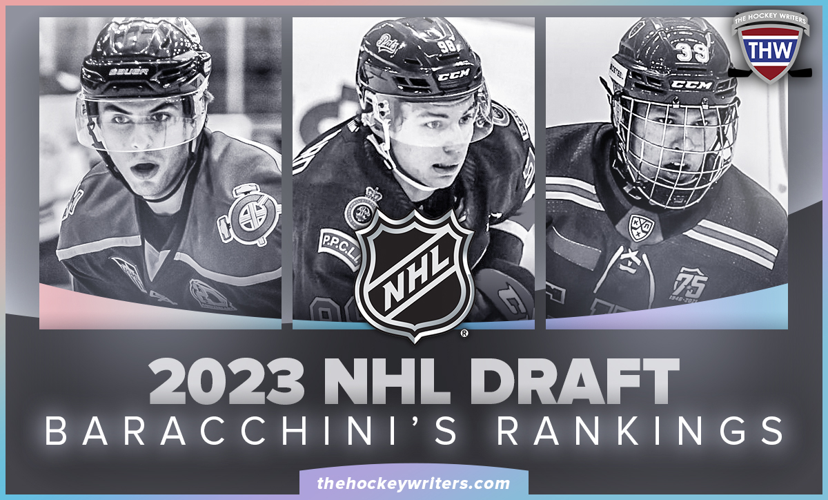 2023 NHL Draft Baracchini’s Rankings Connor Bedard Adam Fantilli Matvei Michkov