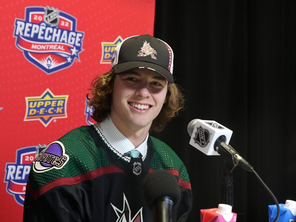 Conor Geekie Arizona Coyotes 2022 Draft