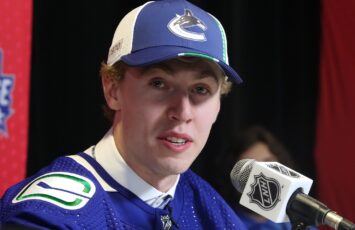 Jonathan Lekkerimaki Vancouver Canucks 2022 Draft
