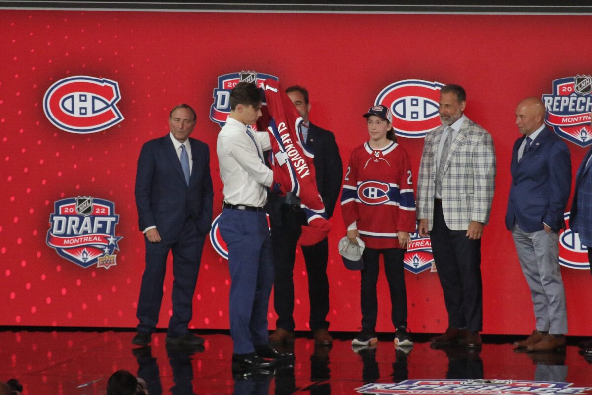 Juraj Slafkovsky Montreal Canadiens 2022 NHL Draft