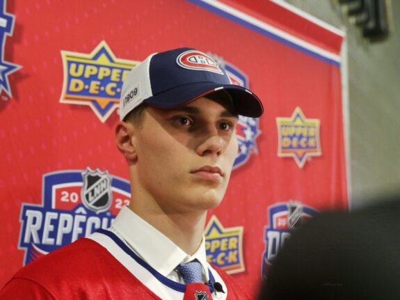 Juraj Slafkovsky Montreal Canadiens 2022 Draft