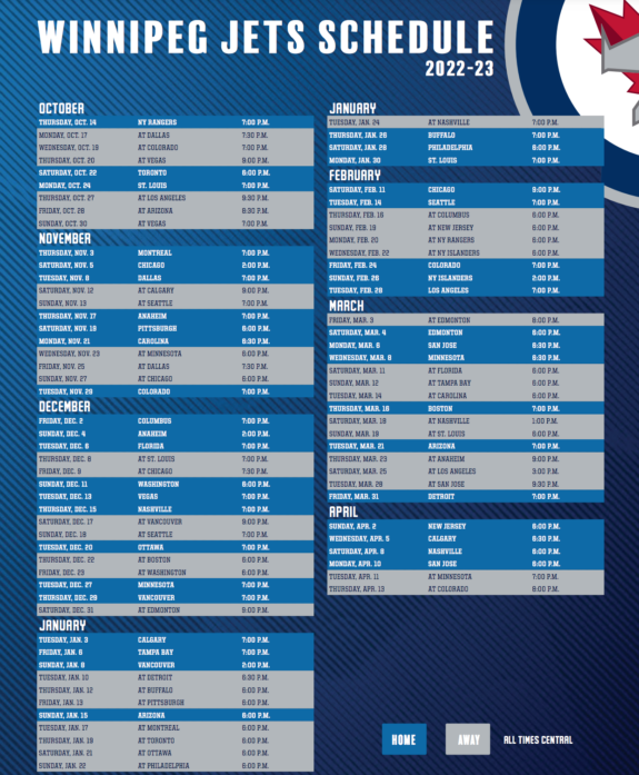 Breaking Down the Winnipeg Jets’ 202223 Regular Season Schedule