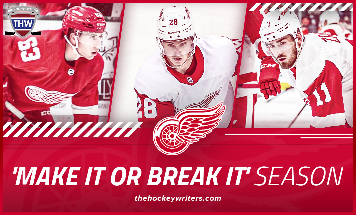 Detroit Red Wings Facing a 'Make It or Break It' Season" Filip Zadina, Gustav Lindstrom & Jared McIsaac