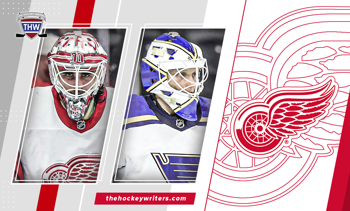 2022-23 Detroit Red Wings Alex Nedeljkovic & Ville Husso