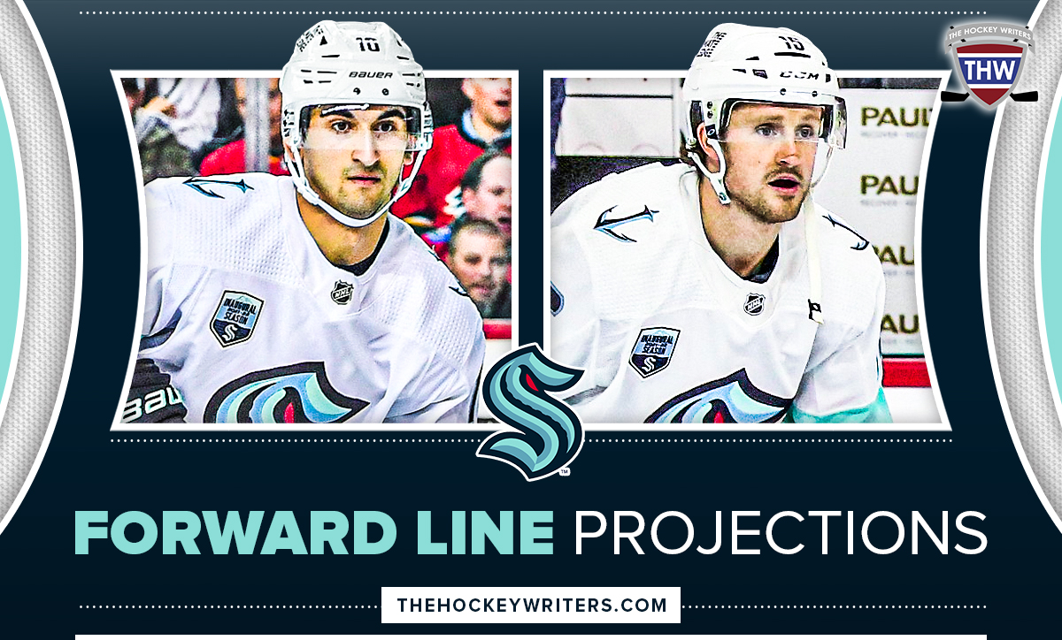 2022-23 Seattle Kraken Forward Line Projections Matty Beniers and Jared McCann