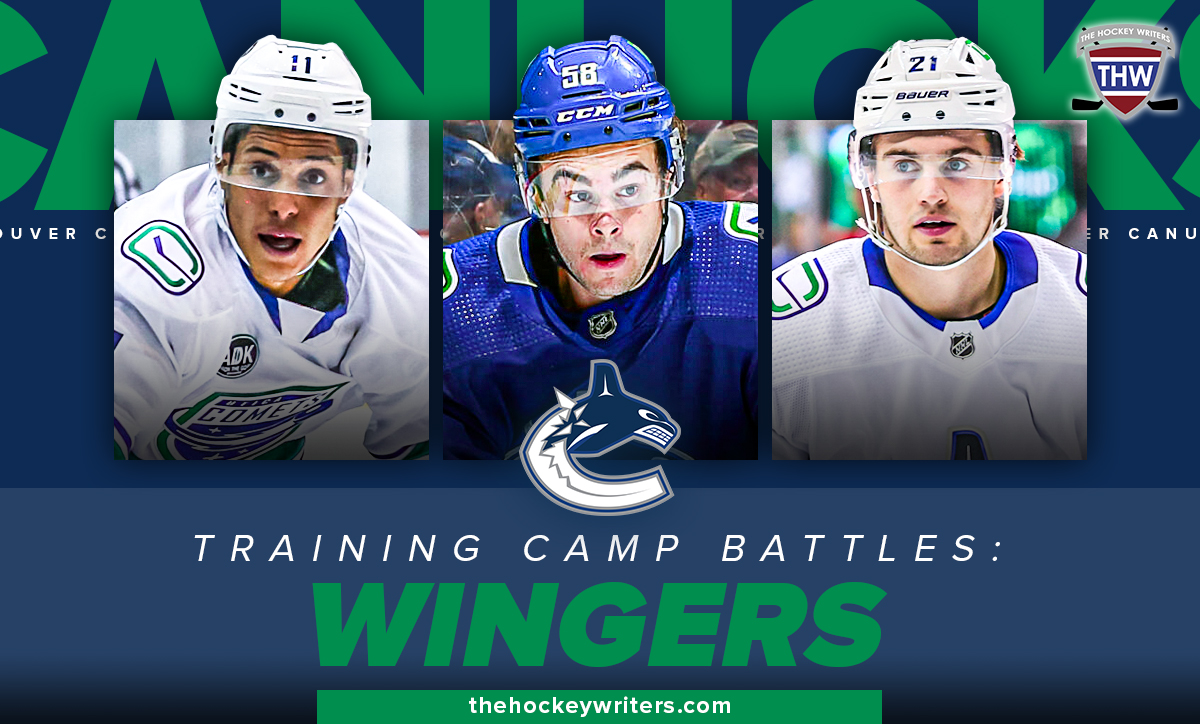 Training Camp Battles: Wingers Vancouver Canucks Dakota Joshua, Nils Hoglander and Will Lockwood