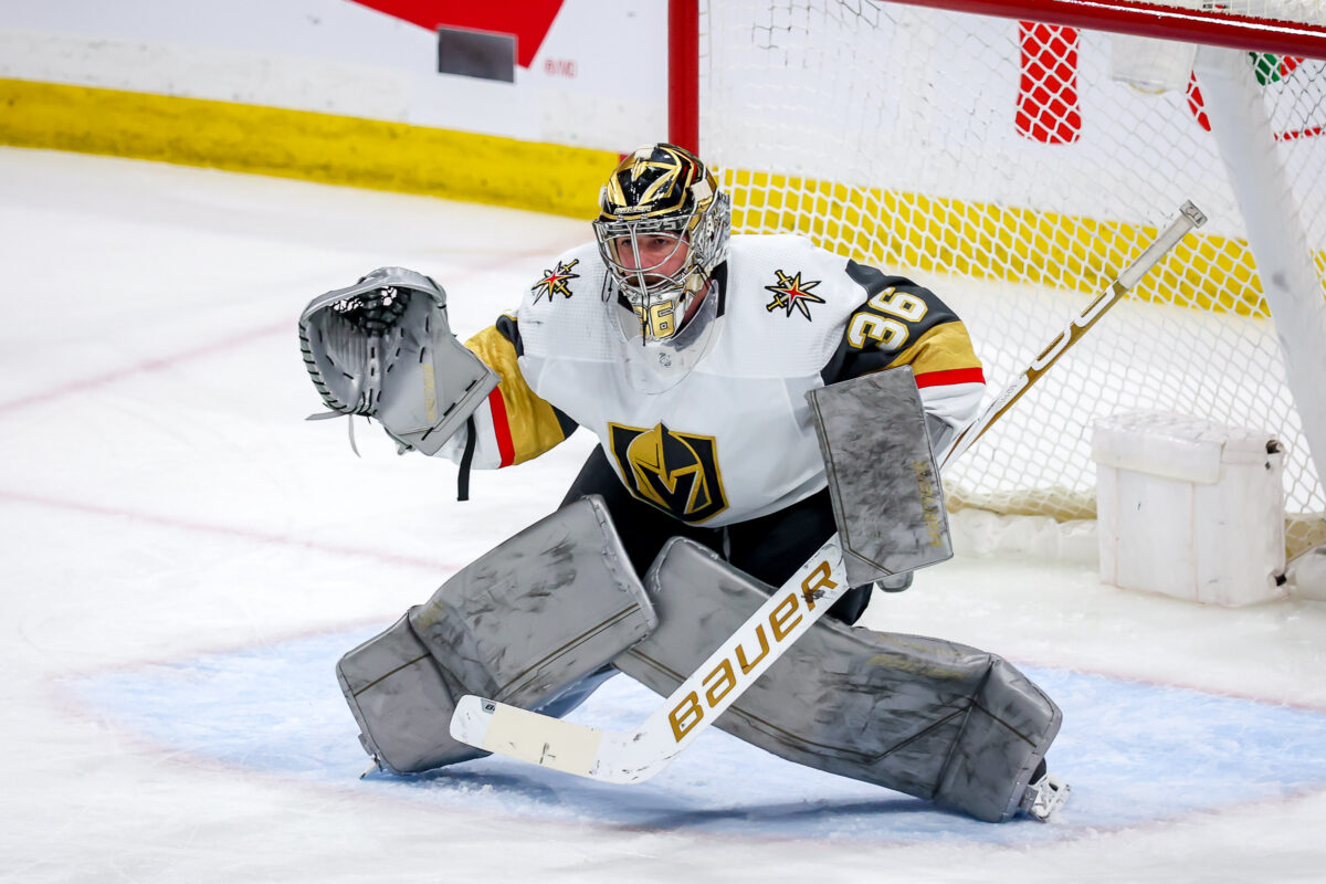 Logan Thompson Vegas Golden Knights