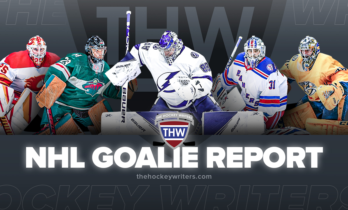 NHL Goalie Report Marc-Andre Fleury, Andrei Vasilevskiy, Igor Shesterkin, Jakob Markstrom, Juuse Saros