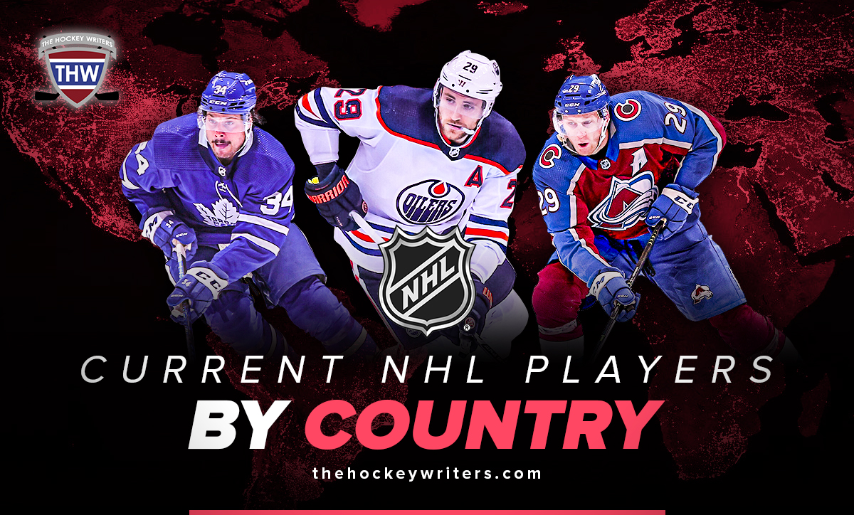 Current NHL Players by Country Auston Matthews Leon Draisaitl Nathan MacKinnon