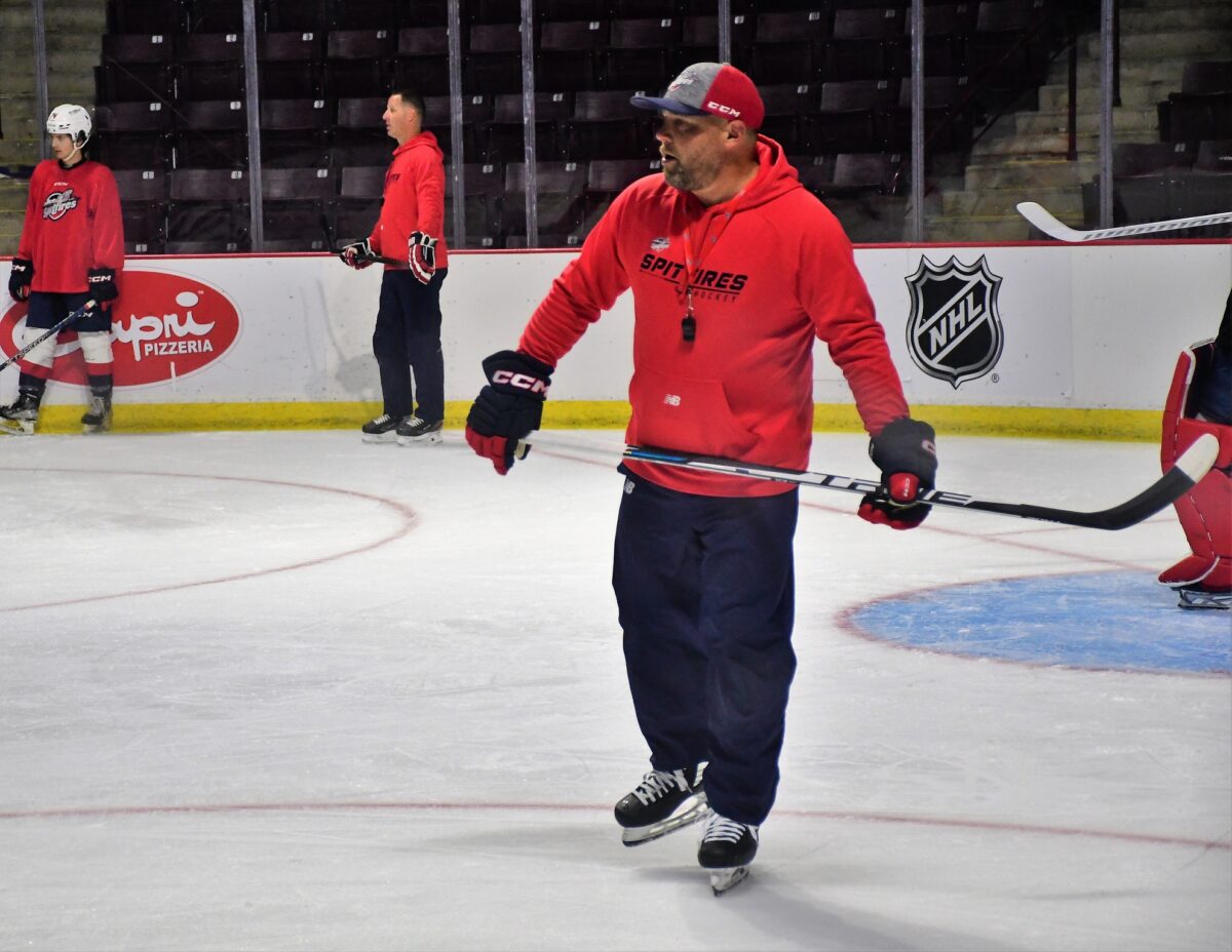 Marc Savard Head Coach Windsor Spitfires