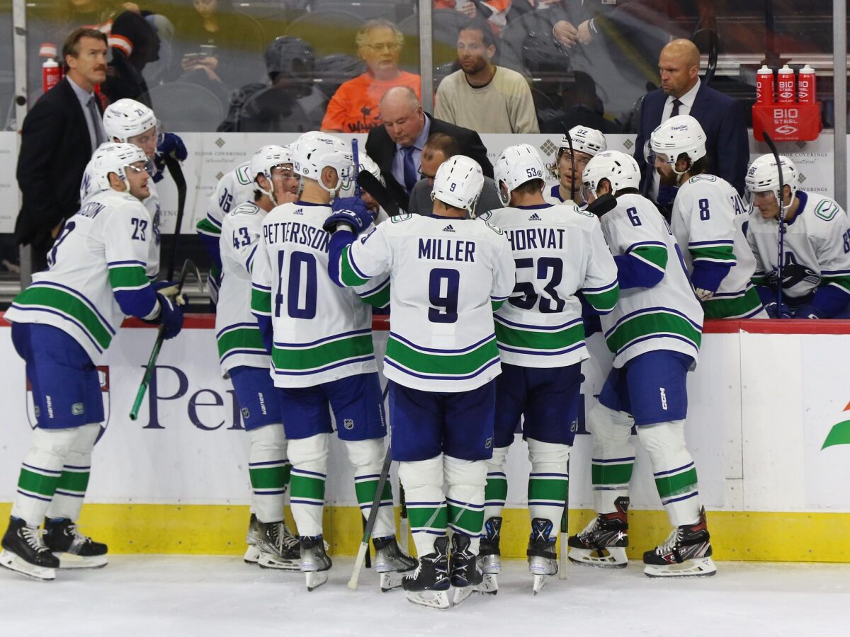 Vancouver Canucks Bench