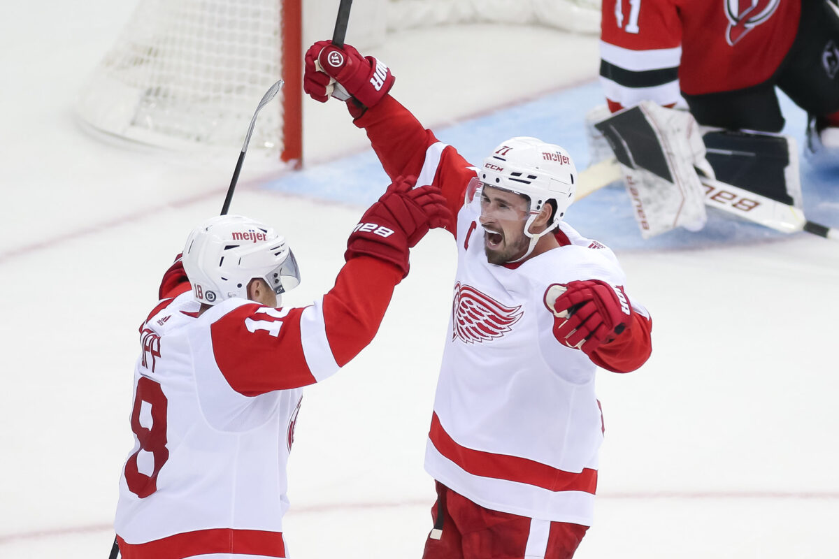 Dylan Larkin Andrew Copp Detroit Red Wings